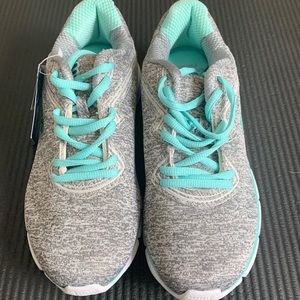 Fila Gray and Teal Athletic Shoes - Cool Max - Sz 8